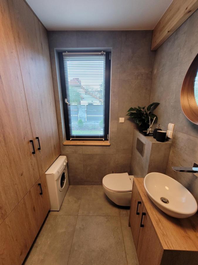 Lake Houselubniewice Domek Caloroczny Z Jacuzzi Blisko Jeziora Kültér fotó